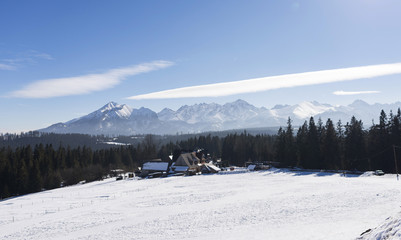 Obraz premium Beautiful landscape in Tatra mountains
