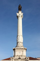 Fototapeta premium Statue of Dom Pedro IV in Lisbon, Portugal