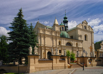 Body of Christ's Collegiate church in Jaroslaw. Poland