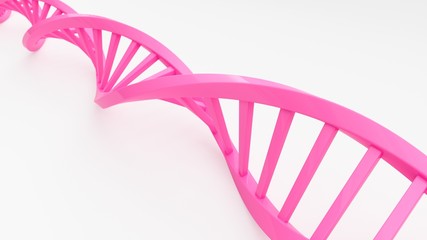 3D rendering  DNA structure abstract background