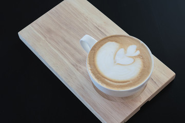 make latte art coffee