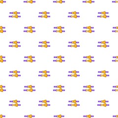 Seat belt pattern, cartoon style 