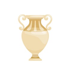 Vector Illustration of a  greek antiquity urns. Vector ancient greek vases set in traditional colors