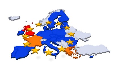 Obraz premium Frexit Brexit EU Europe Grexit Problem Referendum 13