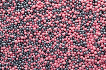 Multicoloured sweet sugar balls. Small ball pattern.