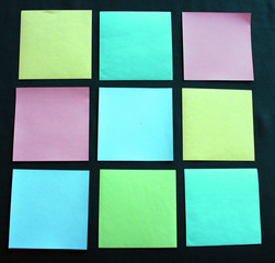 Fototapeta premium Sticker on a green background colored for school
