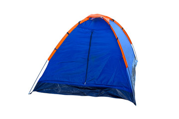 Tent isolated on white, This has clipping path.