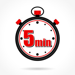 five minutes stopwatch