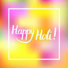 illustration Happy Holi