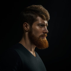 Confidence attractive hipster