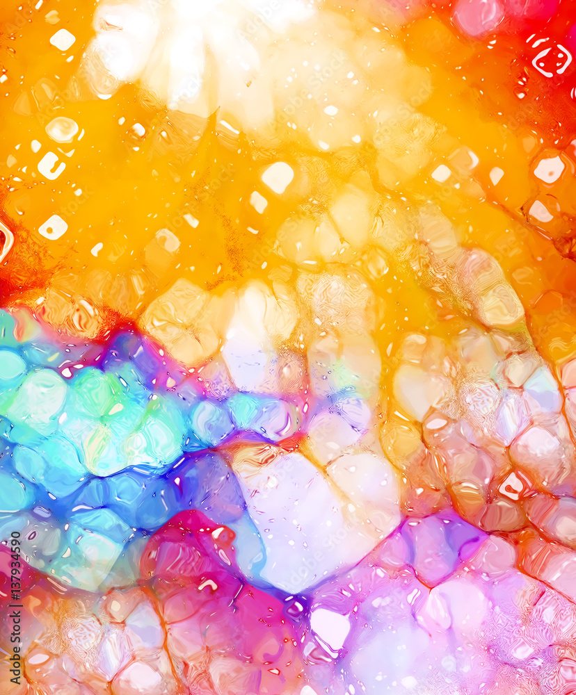 Poster cosmic space and stars, cosmic abstract background and glass effect. copy space.