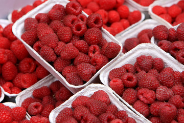 Berries at the farmers market, Vienna, Austria