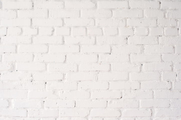 Background brick white wall