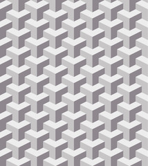 Fototapeta na wymiar Seamless geometrical pattern with gray shapes