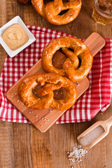 Bavarian pretzels.