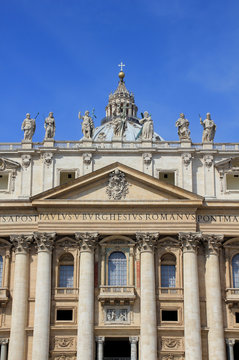 Basilica of Saint Peter (San Pietro) in Vatican, Rome, Italy