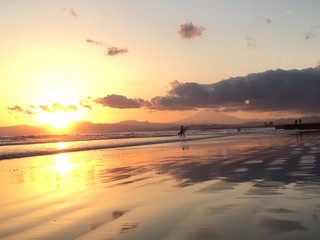 surf 夕日