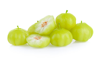 star gooseberry on white background