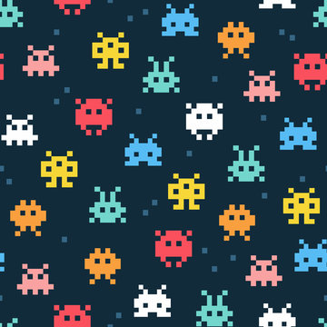 Pixel monsters