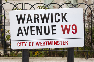 Fototapeta premium Warwick Avenue in West London