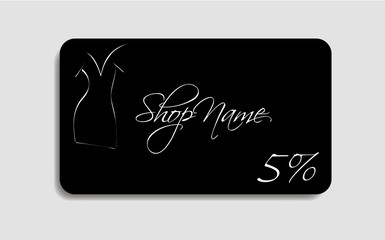 Скидочная карта постоянного клиента