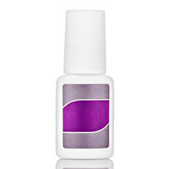 Transparent glue for nails