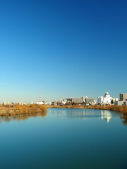 Fototapeta premium 冬の江戸川風景