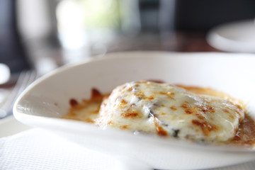 eggplant lasagna italian food