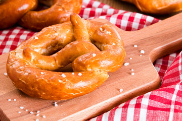 Bavarian pretzels.