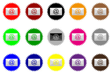 E-mail icon, Vector  e-mail internet icon button