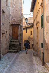 Fototapeta na wymiar Casperia (Italy) - A delightful and quaint medieval village in the heart of the Sabina, Lazio region