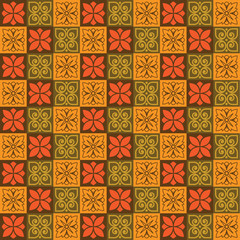 seamless texture mosaic old decorative elements