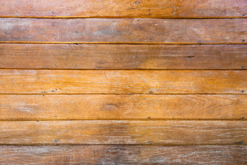 Ancient polished brown Wood wall background and texture