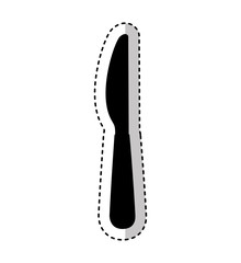 knife cutlery tool icon vector illustration design