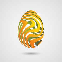 Wielkanoc abstrakcyjna pisanka, jajko