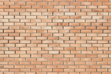 Old red brick wall background texture