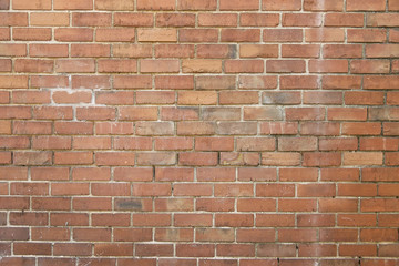 Obraz premium Old red brick wall background texture