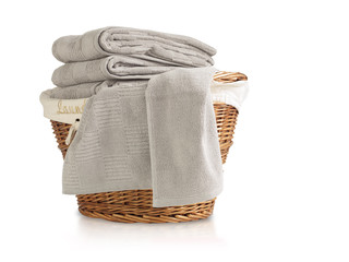 Laundry Basket full of towels