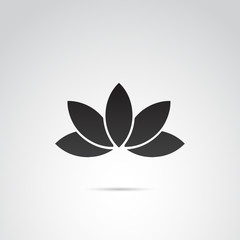 Lotus vector icon.