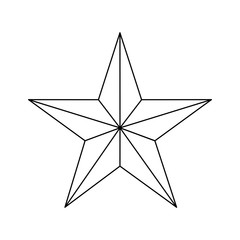 Obraz premium Star award medal icon vector illustration graphic design