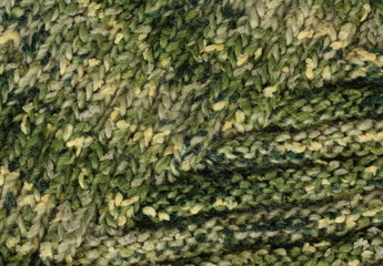 green knit fabric