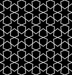 Seamless geometric vector pattern