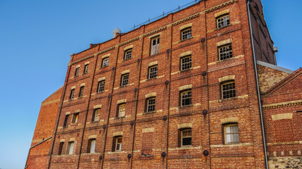 fortress of red brick in Adelaide South Australia. January 2017