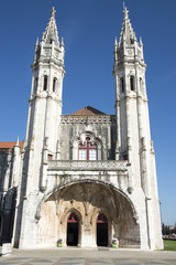 Fototapeta na wymiar Monastery of the Jeronimos in Lisbon, Portugal