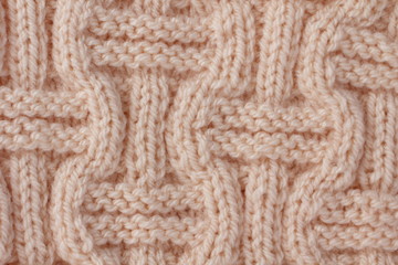 peach knit fabric