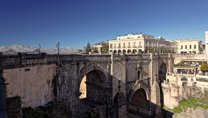 Fototapeta premium Landscape, mountains of Ronda, Andalusia, Spain