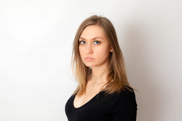 Fototapeta premium Attractive young woman posing on camera