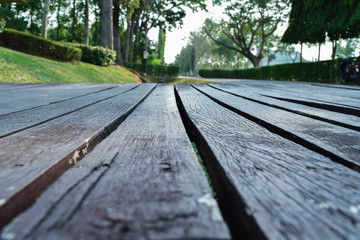 Fototapeta premium wood bridge