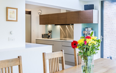 Lovely kitchen in new modern luxury villa