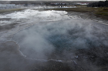 island, heissquellengebiet haukadalur